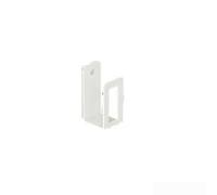 Support mural pour couvercle de casserole en acier inoxydable sans perçage pour planche à découper et poêles, économie d'espace, organisation de la maison, couleur noire, 8 x 5,3 x 4,5 cm, taille
