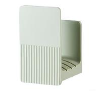 Support mural pour couvercles de casseroles, support vertical sans perçage pour plan de travail, solution d'organisation multicolore pour la maison (vert)