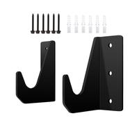 Support mural pour cric | Couleur noire et robuste - Porte-outils de garage multifonction pour chariot hydraulique de voiture - Support de rangement mural portable pour garage