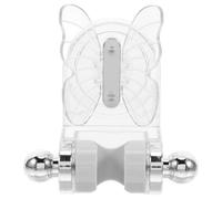 Support Mural pour Douchette sans Perçage, Base Adhésive Réglable | Plastique, Structure Solide, Installation Facile, Compatible Douchette à Main et Hôtels
