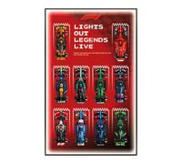 Support mural pour écran LED LE-GO Speed F-1 10 en 1 77242 77243 77244 77245 77249 77250 77251 compatible avec support mural de voiture Le-go Idée cadeau Décoration (sans modèle) (LED D)