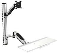 Support mural pour écran SpeaKa Professional SP-MM-730 simple 43,2 cm (17\ ) - 68,6 cm (27\ ) réglable en hauteur, inclinable