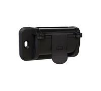 Zenitech - Support mural pour enrouleur de jardin entraxe 80mm - Noir Noir