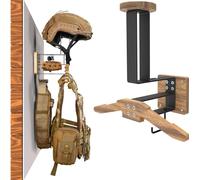 Support mural pour équipement tactique, support pour casque de moto, support de veste, porte-plaque, présentoir et organisateur pour la police, le football et le cyclisme