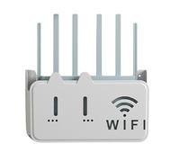 Support mural pour étagère de routeur, support de rack de routeur | Support de routeur adhésif arrière acrylique pour montage mural,Tablette de câble, support de routeur multifonction