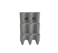 Support Mural pour fléchettes Organisateur de fléchettes Mural Minimaliste, Support Quai imprimé en 3D, Rangement Robuste for 9 for Le Jeu à Domicile(Grey)