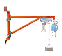 Support mural pour grue de potence, bras oscillant en alliage d'acier avec poteau pour levage de charges lourdes