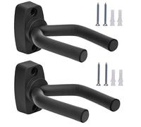 Support Mural pour Guitare Support de Guitare Compatible avec Acoustique Basse Electrique Banjo Ukulele Fiddle (2 Pack)