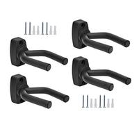 Support Mural pour Guitare Support de Guitare Compatible avec Acoustique Basse Electrique Banjo Ukulele Fiddle (4 Pack)