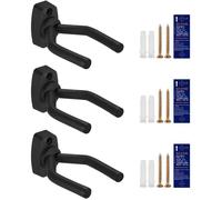 Support mural pour guitare, support de guitare pour guitare acoustique/ guitare basse/ guitare électrique/ ukulélé/ violon (3 pcs)