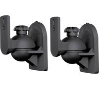 Support mural pour haut-parleur SpeaKa Professional SP-5369944 inclinable, mobile noir 1 paire(s)