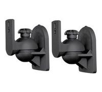 SpeaKa Professional Support mural pour haut-parleur SP-5369944 inclinable mobile noir 1 paire