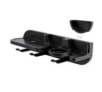 Support mural pour invitation express - Porte-filtre en ABS de 12,6 pouces, étagère organisateur pour station de café | crochet de rangement pour outils de moulin à lait, agitateur, porte-tasc