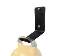 Support mural pour kettlebell - Crochets d'équipement de gym, support de poids en acier | Support mural robuste avec matériel inclus, idéal pour la maison, la salle de sport, le studio, le rangement