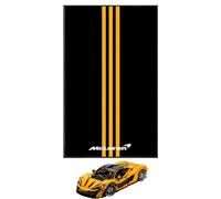 Support mural pour Le-Go Technic McLar-en P1 42172, modèle blocs de construction, pour les amateurs de voiture, support de présentation, 50 x 80 cm, uniquement panneau mural (A)