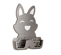 Support mural pour lunettes de soleil en forme de lapin - Support mural pour lunettes - Support pour rangement de lunettes pour mari, fille, femme, bureau, salle de bain