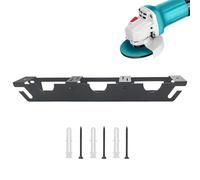 Support mural pour meuleuse d'angle | Support de rangement mural pour meuleuse | Organiseur d'outils de garage en acier au carbone pour cutter et outils électriques | Support mural robuste pour