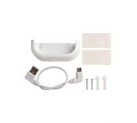 Support mural pour module Xr Blink avec câble court, support de sortie gain de place en matériau ABS blanc pour l'organisation du système de sécurité domestique et une solution de gestion soignée des