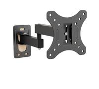 Support mural pour moniteur TV avec bras articulés pivotants, extensions, rotation, pour la plupart des téléviseurs plats incurvés de 10 à 32 pouces (12-2)