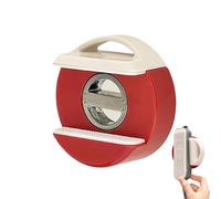 Support Mural pour multiprise | à Ventouse avec Prise Rotative | Fixation Murale pour Bloc Multiprise - pour Bureau, Salon, Cuisine, Chambre, Meuble, Plan de Travail, Appartement, hôtel