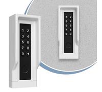 Support mural pour Nuki Keypad 2, fixation et protection, avec auvent, support mural avec auvent, blanc