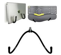 Support mural pour ordinateur portable, organiseur de rangement réglable universel pour ordinateurs portables, MacBook, claviers, tablettes, souris, iPad et plus encore pour le bureau et la maison