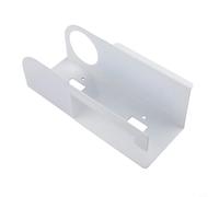Support mural pour papier toilette avec étagère pour diffuseur de roseaux, support en métal à colonne unique, accessoire de salle de bain peu encombrant (23 x 9 x 8 x 8 noir)