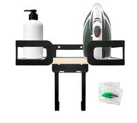 Support mural pour planche à repasser, support de rangement robuste, rangement dans la buanderie | Restez organisé efficacement avec ce support à repasser peu encombrant, un mul monté au mur