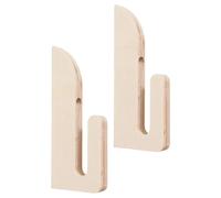 Support mural pour planche de skate - 1 paire de présentoirs robustes - 20 x 8 x 2 cm - Support mural pour planche de surf, maison, garage, salon, chambre à coucher, appartement, magasin de skate