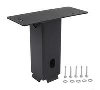 Support mural pour porte-vélos pour porte-bagages - Organisateur de récepteur d'attelage conçu pour les tubes de 5,1 cm - Construction en acier avec rondelles sécurisées et vis tire-fond