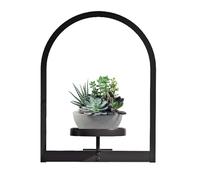 Support Mural pour - Présentoir en Bois Rustique, étagère Verticale | Support d'étagère Flottante Robuste en Fer pour Maison, Salon, Balcon, Jardin, intérieur et extérieur