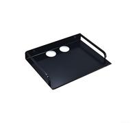 Support mural pour projecteur avec deux options d'installation pour routeur pour box TV, lecteur multimédia et console de jeu, étagère en aluminium spatial avec trou de protection pour câble