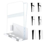 Support mural pour PS5 Pro/Slim Console, Console de jeu Support mural universel Support de fixation murale (Blanc)