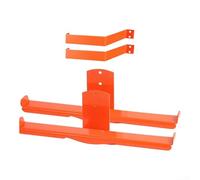 Support mural pour pulvérisateur à dos avec support de tuyau et double crochets pour un emplacement uniforme des outils dans les espaces de travail agricoles (2 pièces)