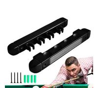 Support mural pour queues de billard, 4 clips de queues de billard - Support mural en bois dur pour queues de billard, bâtons de piscine, mur