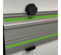 Support Mural pour Rail de Scie Plongeante, Compatible Festool Makita Bosch, Rangement Rail Guide, Lot de 2