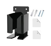 Support mural pour rasoir électrique pour homme Noir 10,6 x 6,35 x 6,35 cm, Noir, 10,6 x 6,35 x 6,35 cm, 10.6x6.35x6.35cm, comme description