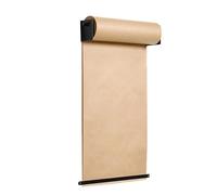 Support mural pour rouleau de papier avec barre de coupe - Distributeur de papier artisanal durable pour bureau, maison et usage commercial
