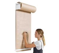 Support mural pour rouleau de papier avec barre de coupe - Distributeur de papier artisanal durable pour bureau, maison et usage commercial