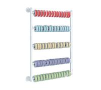 Support mural pour rouleau de tissu, 5 niveaux robuste pour film de fenêtre et papier peint, supporte jusqu'à 80 kg, idéal pour les bobines de film de fenêtre de voiture