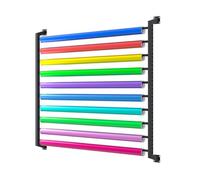 Support mural pour rouleaux de tissu, 8/10 rouleaux, en métal, pour vinyle. Support mural pour atelier/garage, idéal pour ruban de transfert, papier peint, film pour vitres, covering automobile, rou