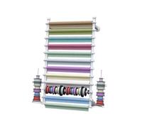 Support Mural pour Rouleaux de Tissu - Présentoir Polyvalent pour Papier Peint et nappes - Solution Gain de Place 100 x 120 cm - Optimisez Votre Espace et libérez de l'espace