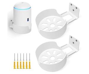 Support mural pour routeur Ubiquiti UniFi Dream et Dream Machine 7 (UDR7) - Support métallique robuste compatible avec UniFi Dream Router, Dream Machine et Dream Machine 7 (lot de 2, blanc)