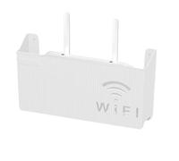 Support Mural Pour Routeur WiFi - Boîte De Montage Sur Étagère, Organisateur De Routeur Sans Fil | Boîte Murale, Conception En Plastique Durable, Support Décoratif D'installation Sans Poinçon Pour La