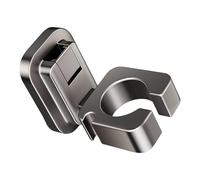 Support mural pour sèche-cheveux peu encombrant en matériaux robustes pour un accès facile dans les salles de bains et autres zones, accessoire de salle de bain facile à installer