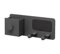 Support mural pour sèche-cheveux, support de sèche-cheveux autocollant, organisateur de salle de bain à fixer au mur, élégant cintre pour sèche-cheveux, organisateur d'outils de cheveux stable pour