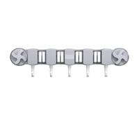 Support Mural pour Serpillière Accessoires Nettoyage Et Outil Jardin Gain | Support Mural à Ventouse pour Serpillère Cuisine Accessoires De Nettoyage Outil Jardin Pelle Brosse Gants Chiff