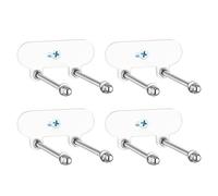 Support Mural pour Skateboards | 4 Pièces Effet Flottant sans Percage Supports Universels pour Skate | Affichage Mural Planche À roulettes | pour Salon Chambre Bureau Balcon et Garage