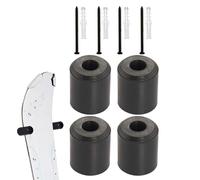 Support mural pour ski et snowboard | Protection des liens en 4 parties, Skis Snowboard Support mural Système de rangement - Pour garage, chambre à coucher, appartement, salon, dortoir, cave