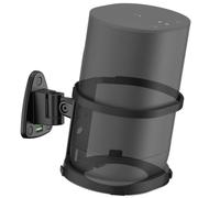 Support mural pour Sonos Move et Sonos Move 2 - Fonction pivotante et inclinable avec barre de protection en métal sur tout le pourtour, compatible avec utilisation filaire et station de charge de